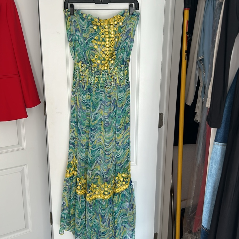 New Ramy Brook Lilly strapless coverup